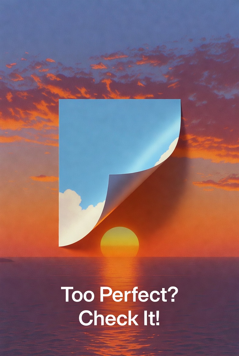 Too Perfect? Check It!