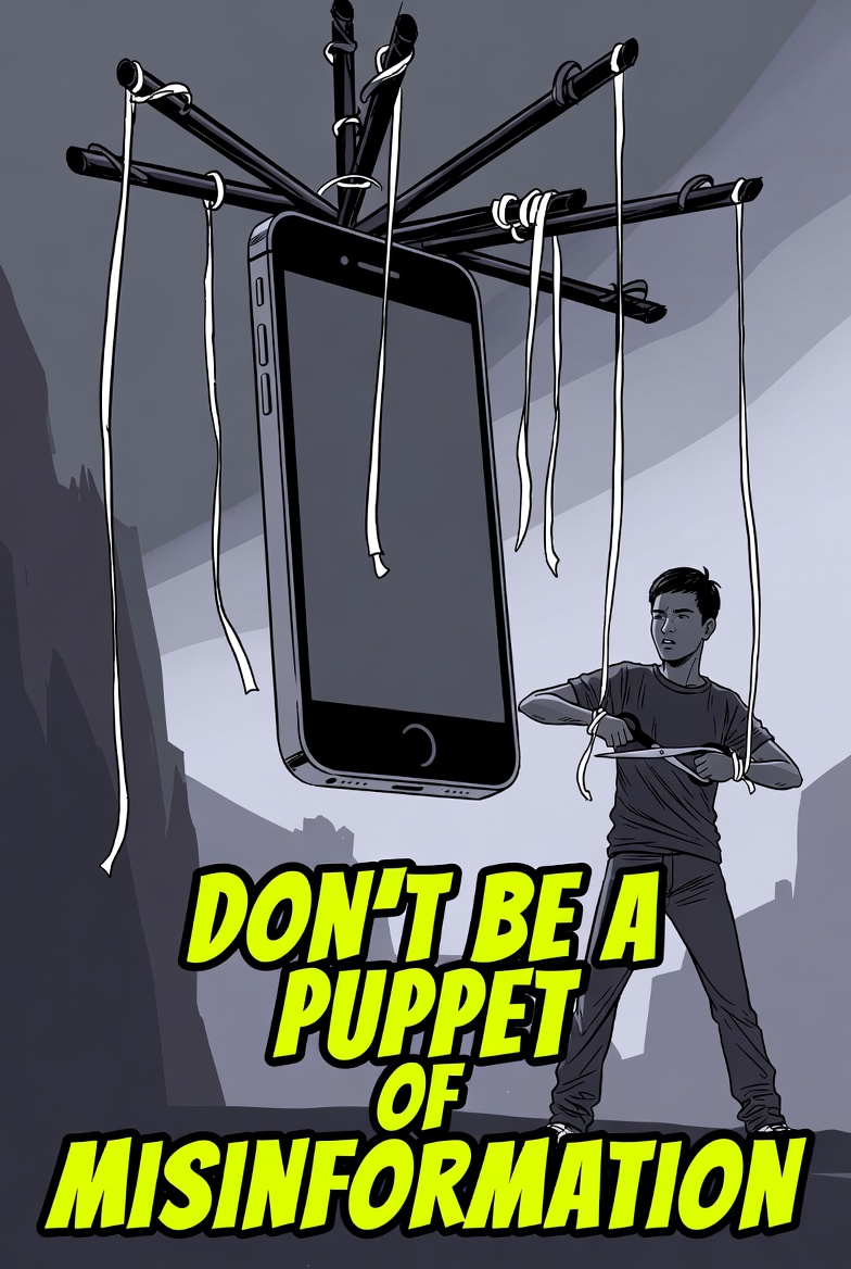 Don't Be a Puppet of Misinformation",