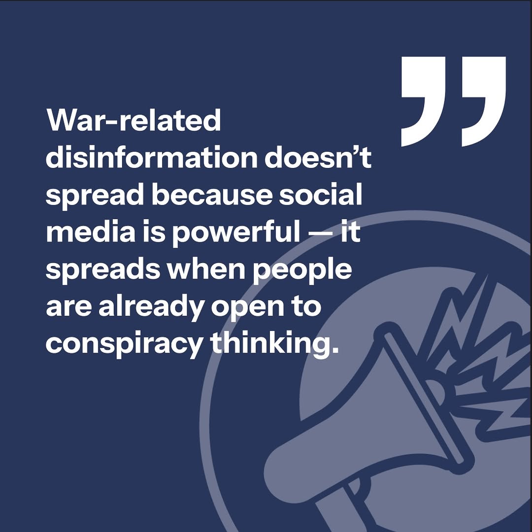 Conspiracy Thinking Fuels War Disinformation