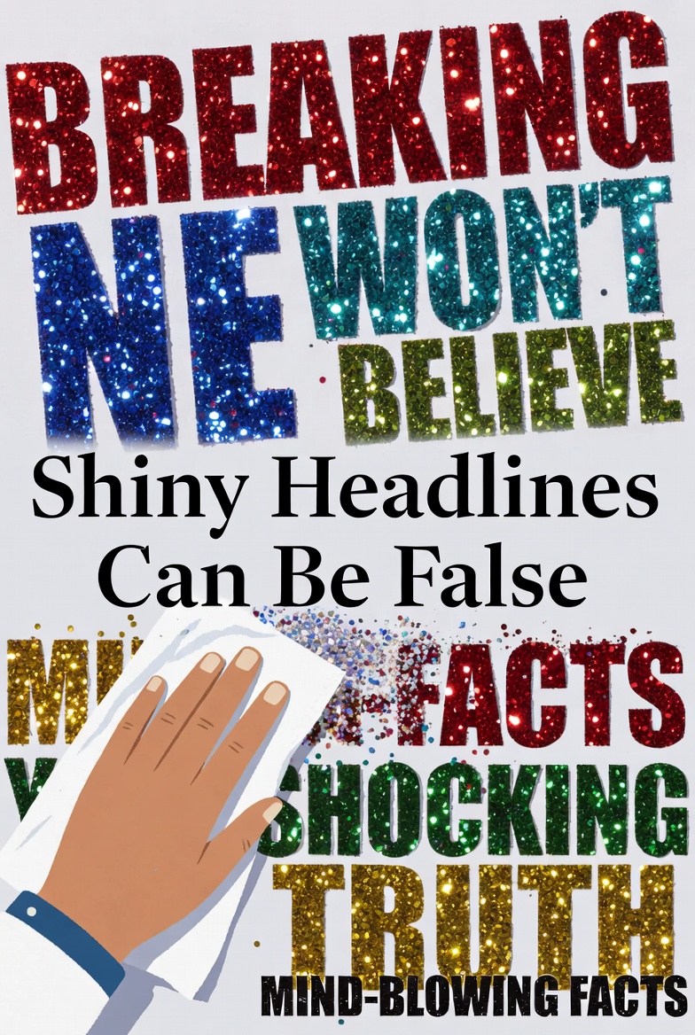 Shine headlines can be false!