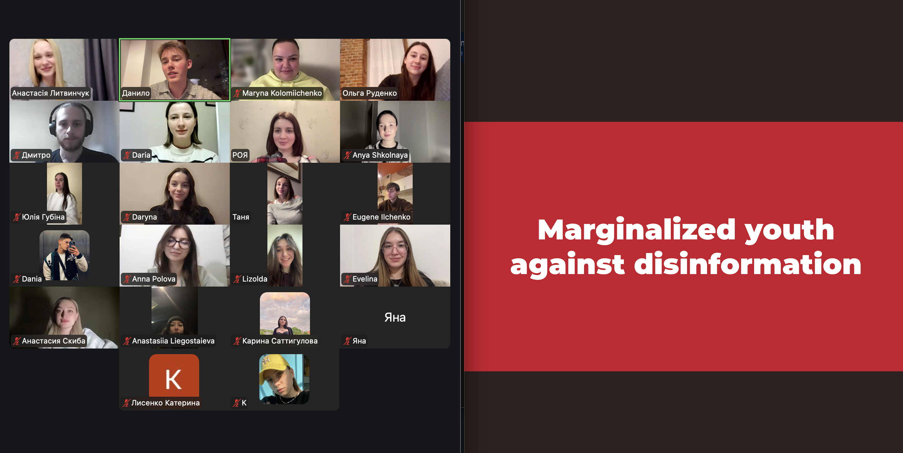 Workshop photo 3 in Online format