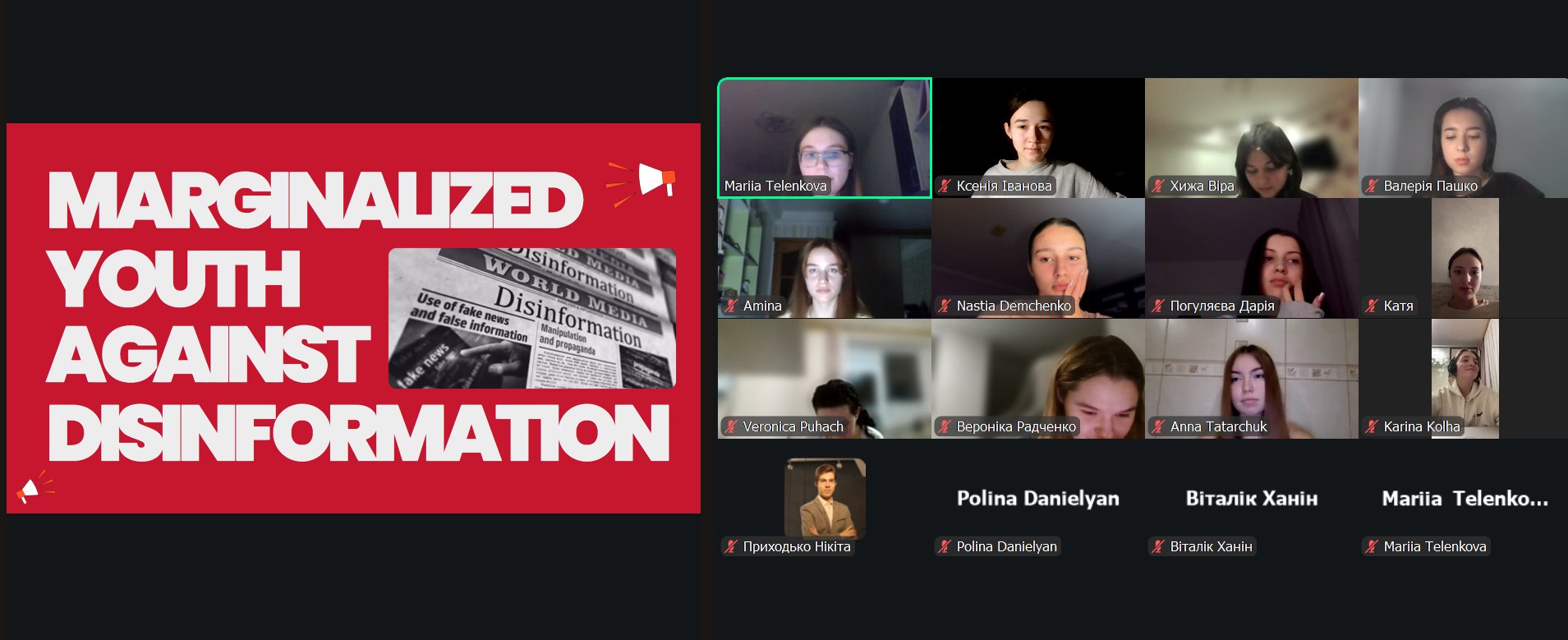 Workshop in Online format