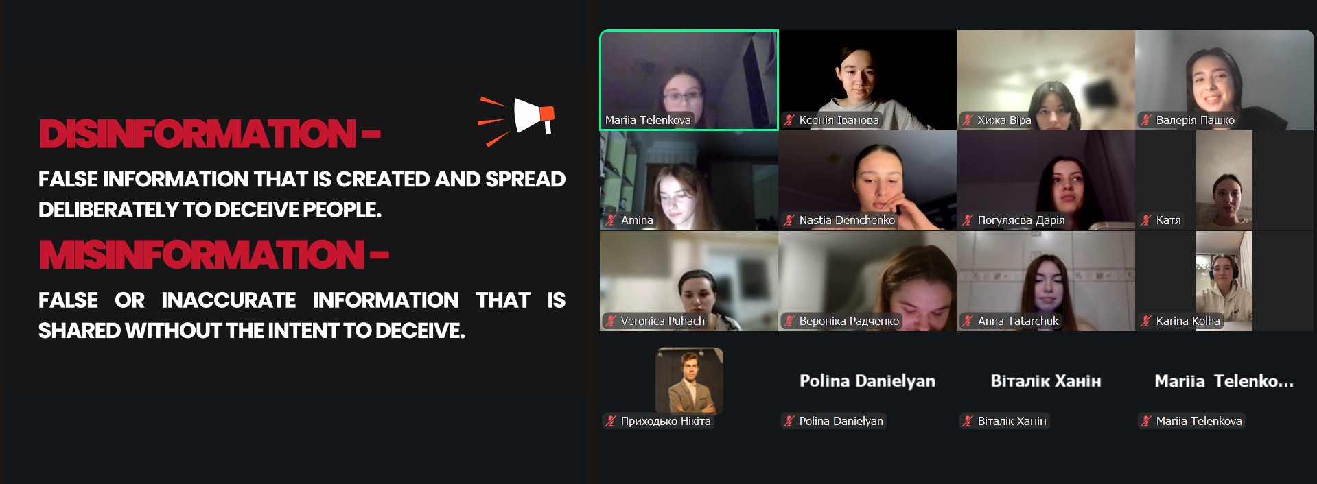 Workshop photo 2 in Online format